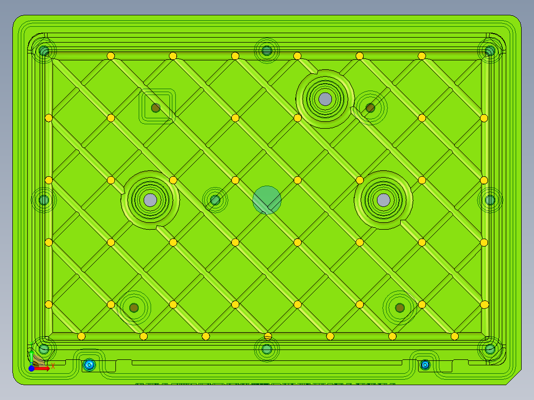 JG1-A-笔记本CNC工装夹具三维模型CNC3铣LOGO锻造版-210201前视图