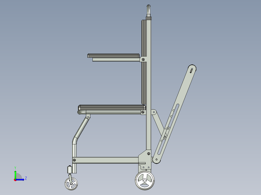 A3003403-楼梯轮椅左视图