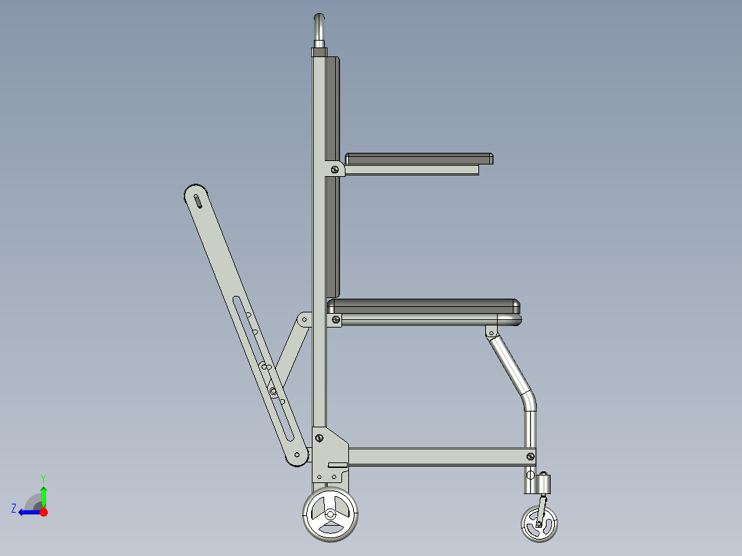 A3003403-楼梯轮椅右视图