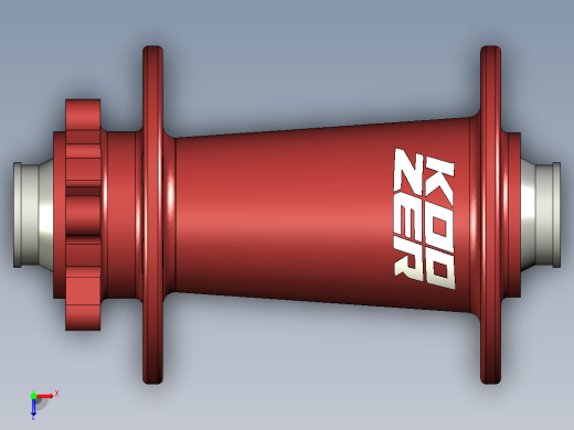 A0002504-KOOZER XM490 PRO 山地车增压器 15x110俯视缩略图