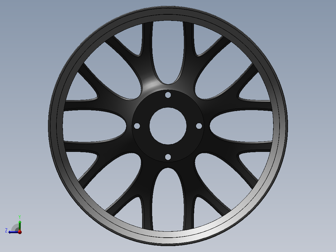 轮毂、轮胎(53)左视图