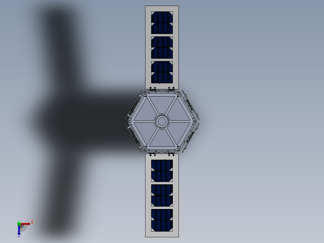 卫星、空间站(17)俯视图