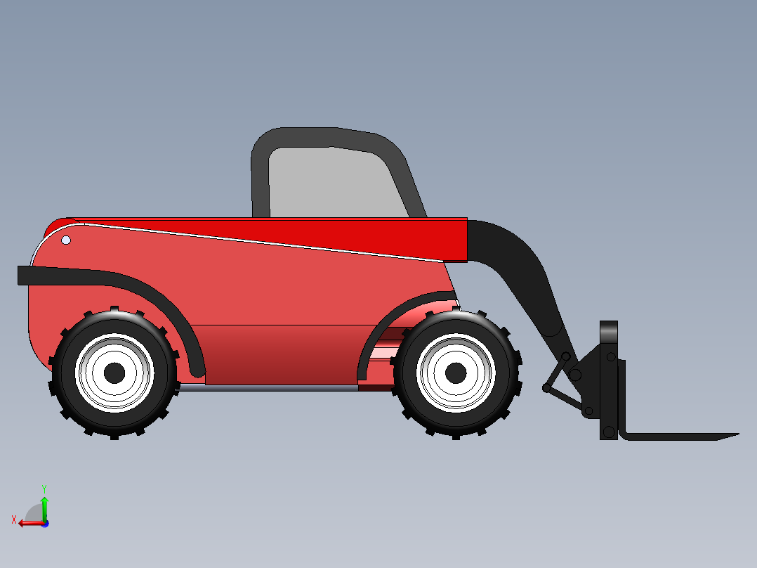 叉车、 叉车 SW IGS后视图