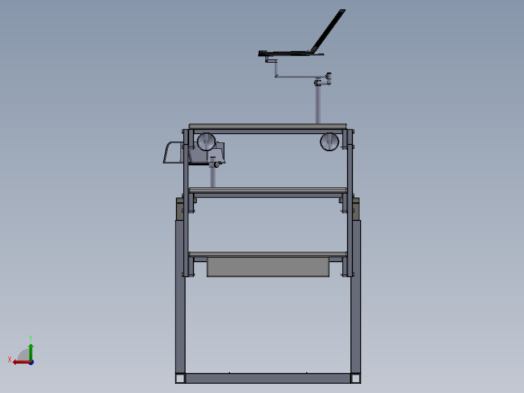 电脑桌(13)后视图