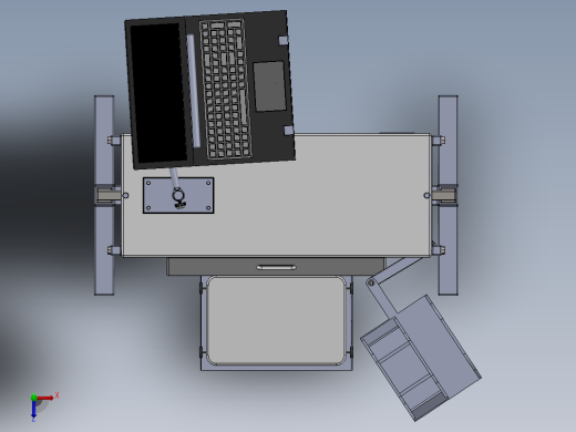 电脑桌(13)俯视缩略图