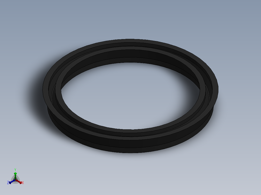 各种U-packing密封件正等轴测图