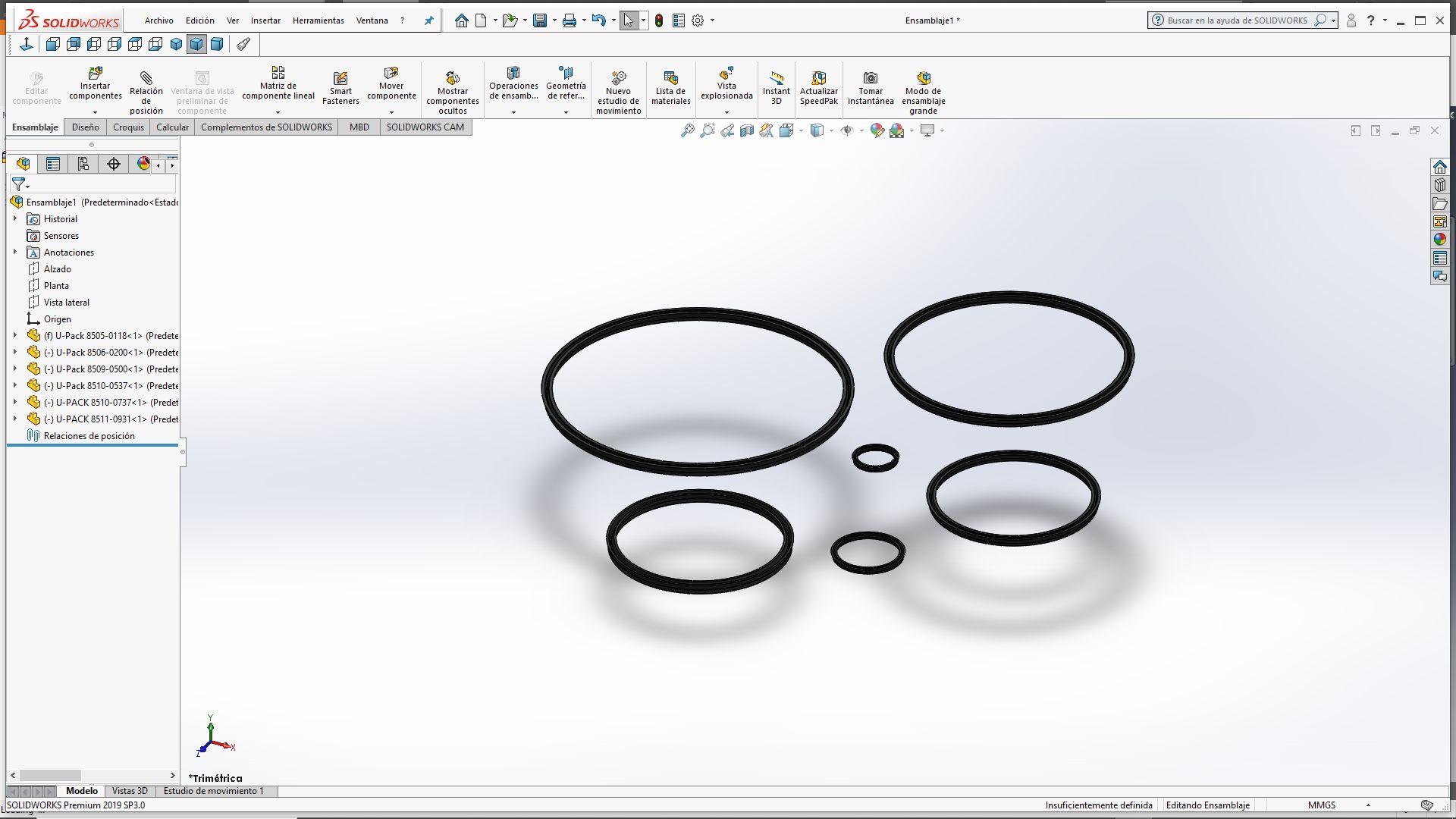各种U-packing密封件
