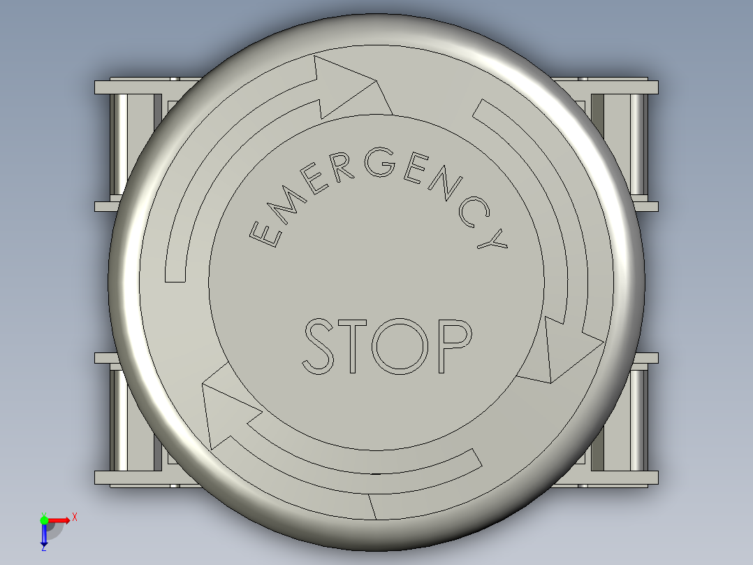 XEmergencyStopAssemblyD俯视图