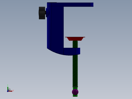 鼠标底座夹前视缩略图