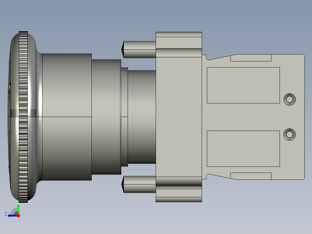 XB2BS542C急停按钮右视图