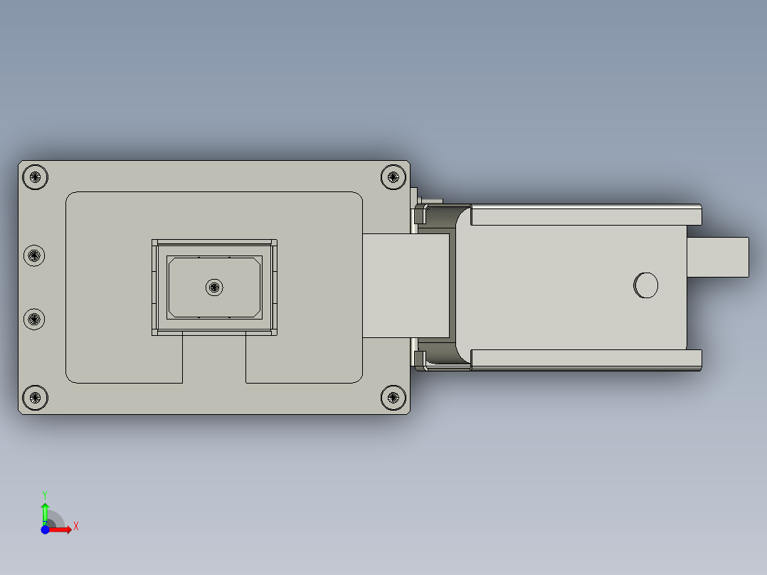 TRD899MINI-224-00防潮卡顶升机构前视图