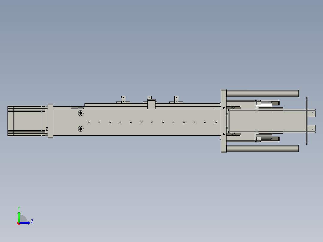 TRD899MINI-224-00防潮卡顶升机构左视图
