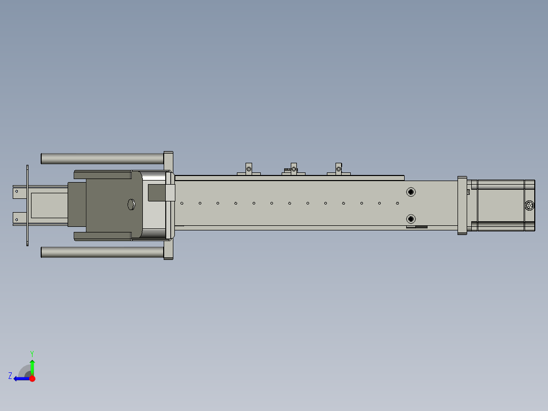 TRD899MINI-224-00防潮卡顶升机构右视图