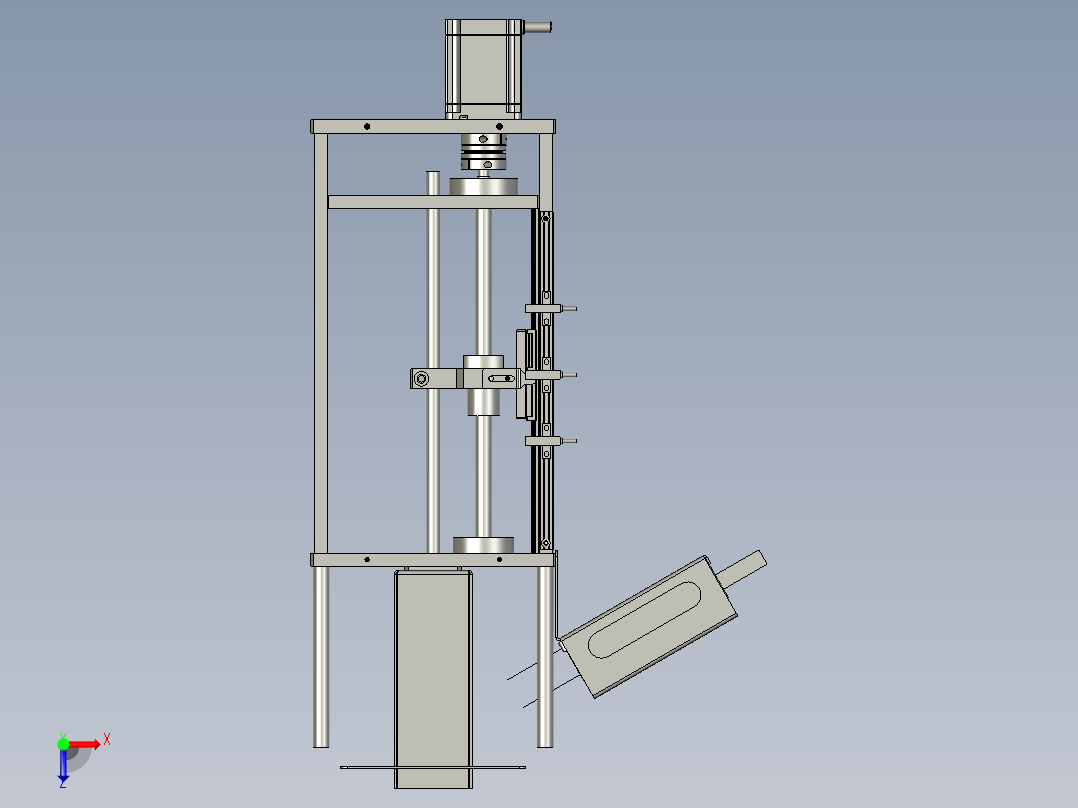TRD899MINI-224-00防潮卡顶升机构俯视图