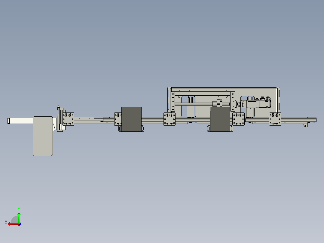 产品流道后视图