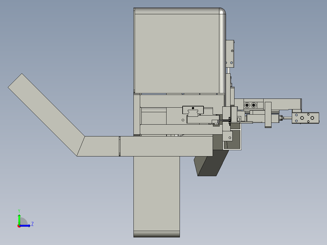 产品流道左视图