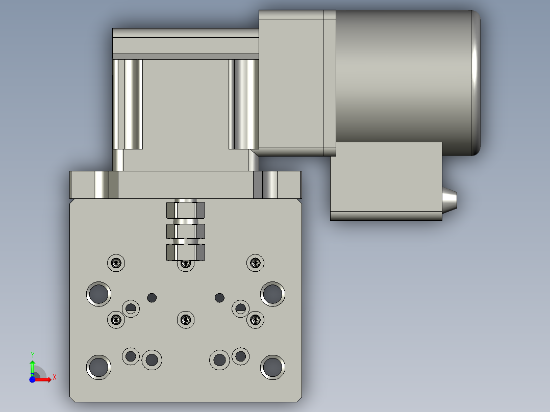 LY-H1_Y1_放料马达组件sldYsm前视图