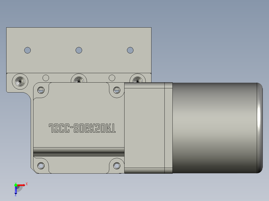 LY-H1_Y1_放料马达组件sldYsm俯视图