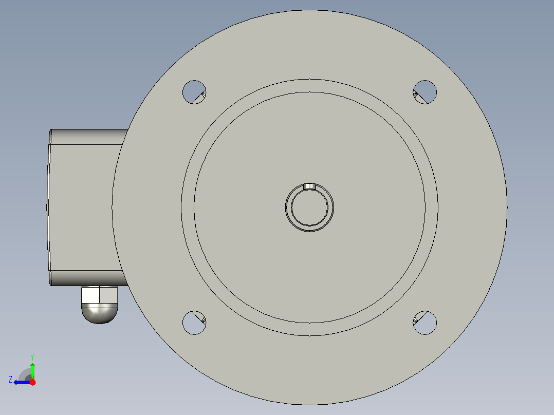 NMTYFDJ30-04A075KW运风马达右视图