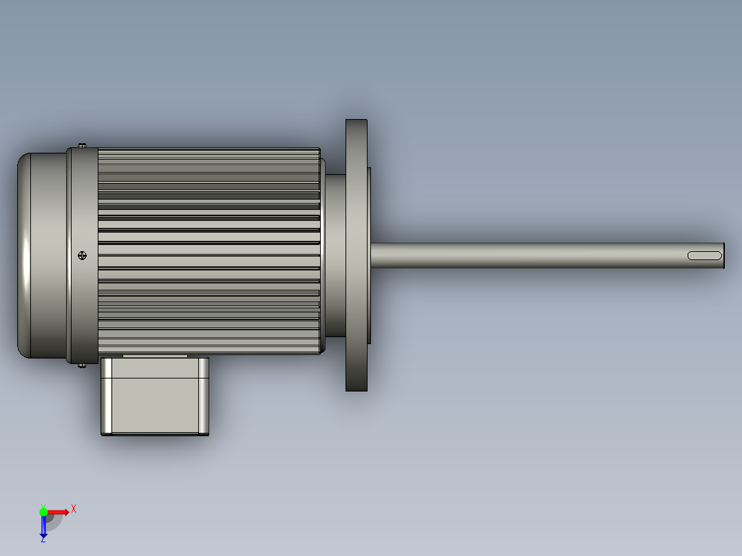 NMTYFDJ30-04A075KW运风马达俯视图