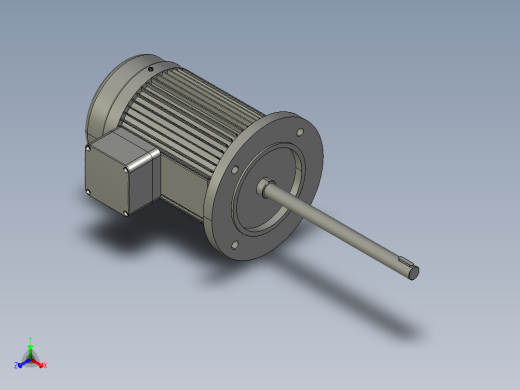NMTYFDJ30-04A075KW运风马达正等轴测缩略图