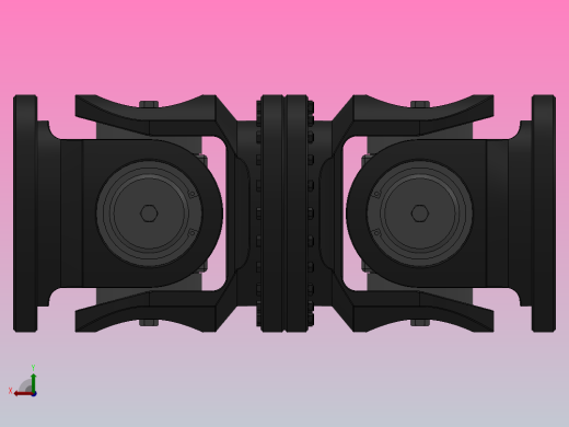 SWCZ型--重型十字轴式万向联轴器SWCZ700-C-1600后视缩略图