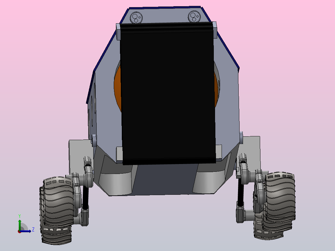 月球火星运输机MMT 1左视图