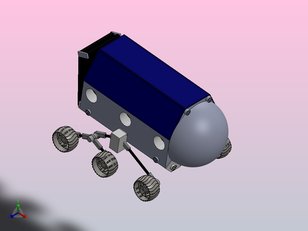 月球火星运输机MMT 1正等轴测图