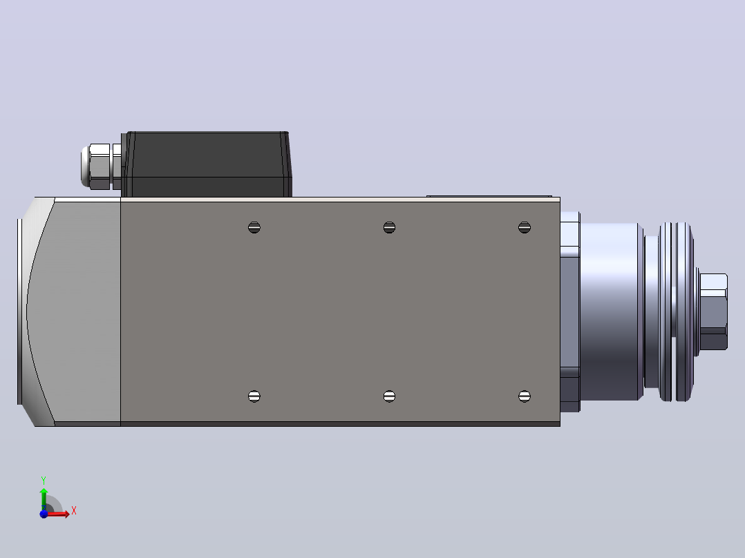 JTH6068B-SCF30(中线盒)  精密锯切电机[JTH6068B-S03P1.50-SCF30]前视图