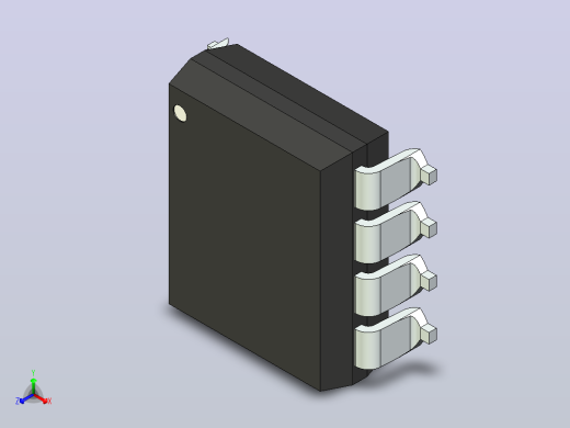 106x SOIC 封装（小外形集成电路）SOIC254P1230X400-8N