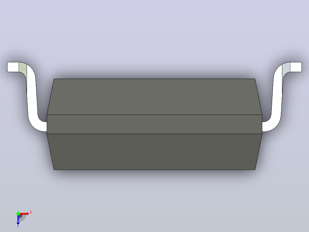 106x SOIC 封装（小外形集成电路）SOIC254P1230X400-8N俯视图