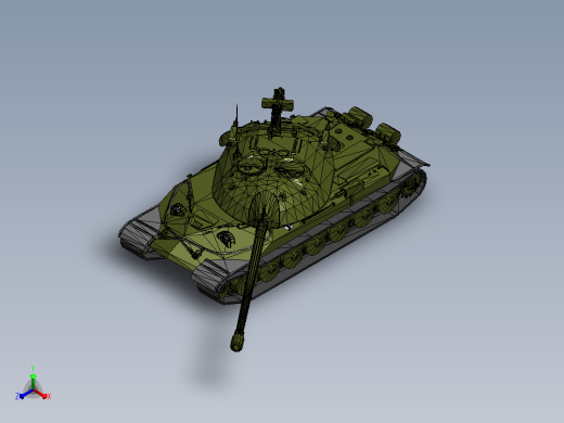IS-7坦克正等轴测缩略图
