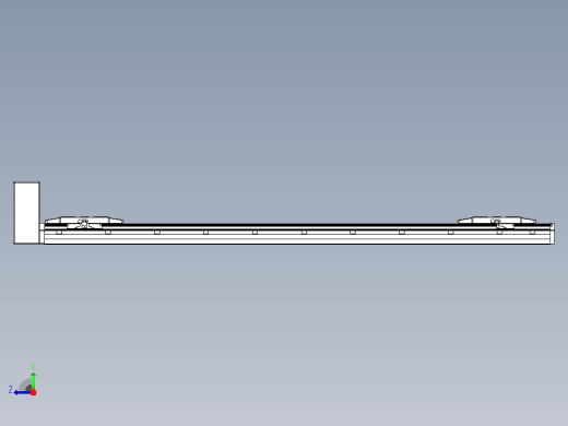 皮带直线轴双滑块型TPA-GCBS-150-P80-L500-RU-M75-N3右视缩略图