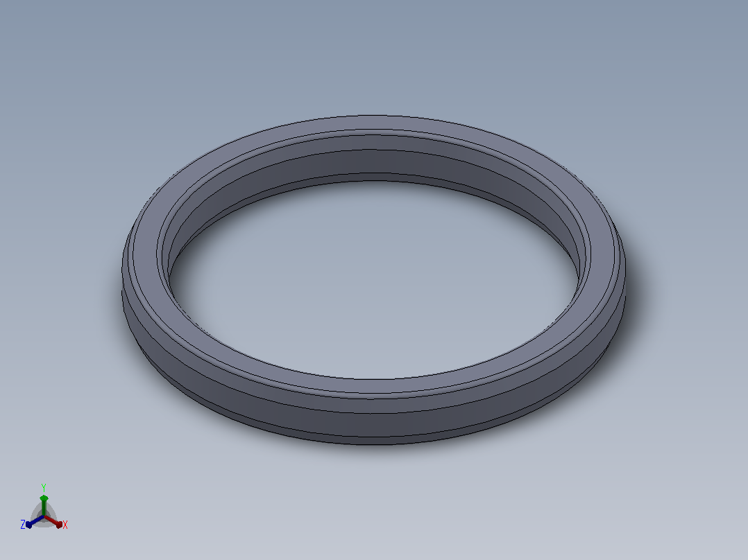 多套GBT9128钢制管法兰用金属环垫3D模型Solidworks设计正等轴测图