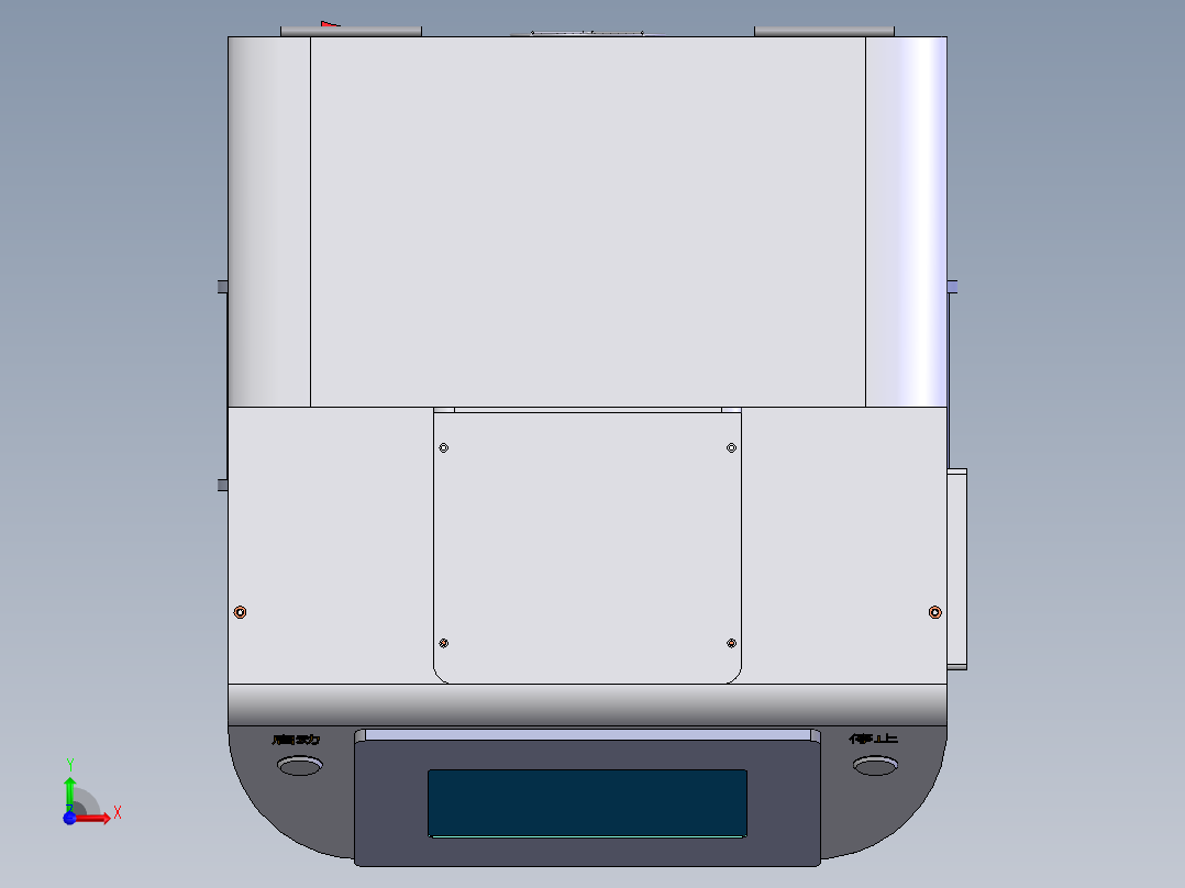 手机贴膜滚压治具前视图