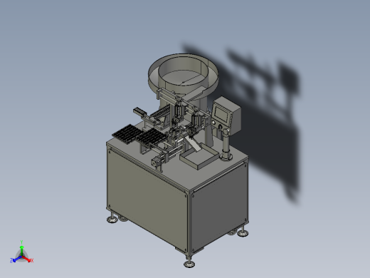 弹性薄板自动焊接机正等轴测缩略图