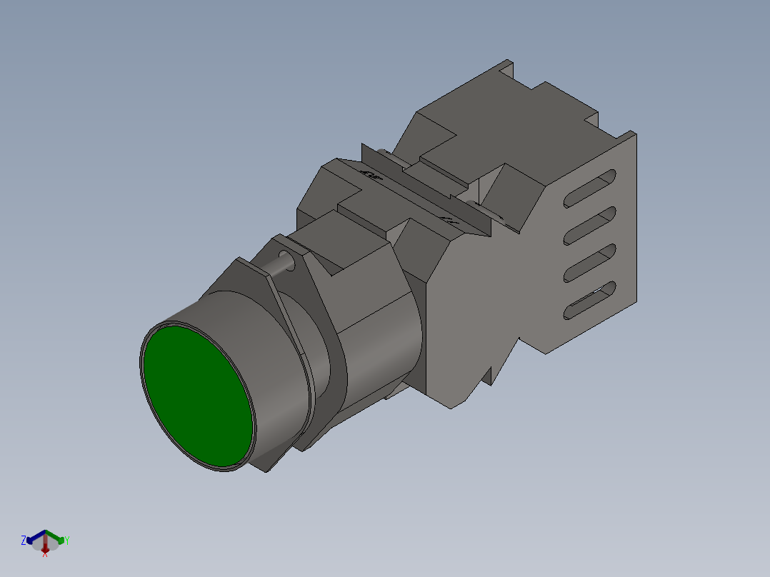 LAY8-11D_绿按钮开关