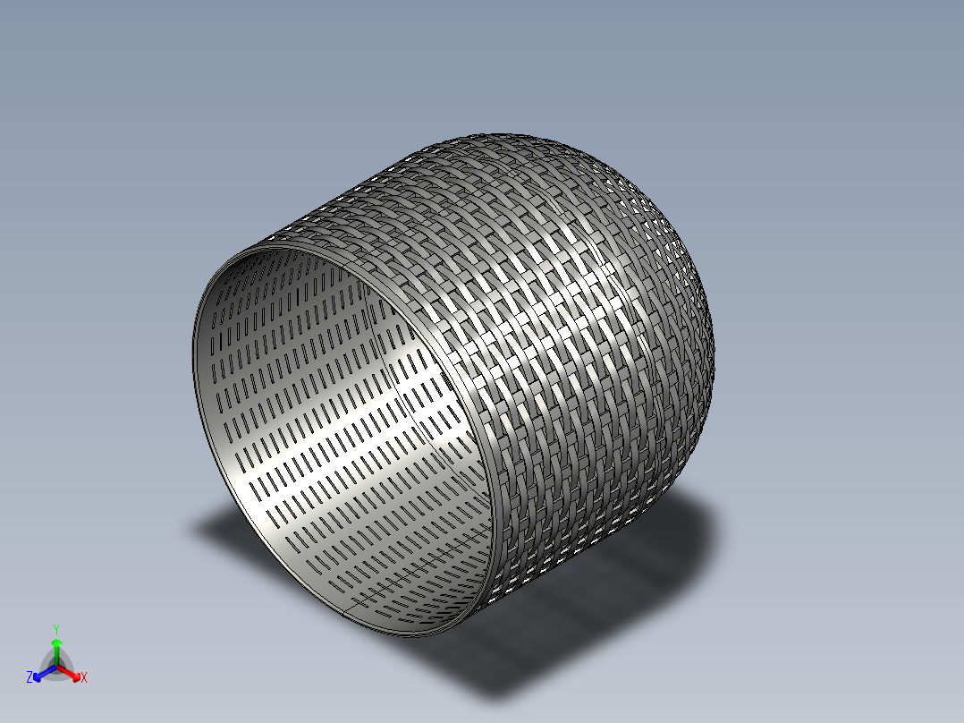 镂空仿贴条花钵
