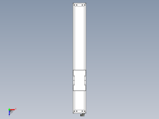 Toyo东佑达直线模组-ECH10-500-M-A2俯视缩略图