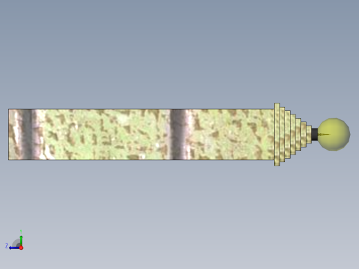 Solidworks雕花大门模型右视缩略图