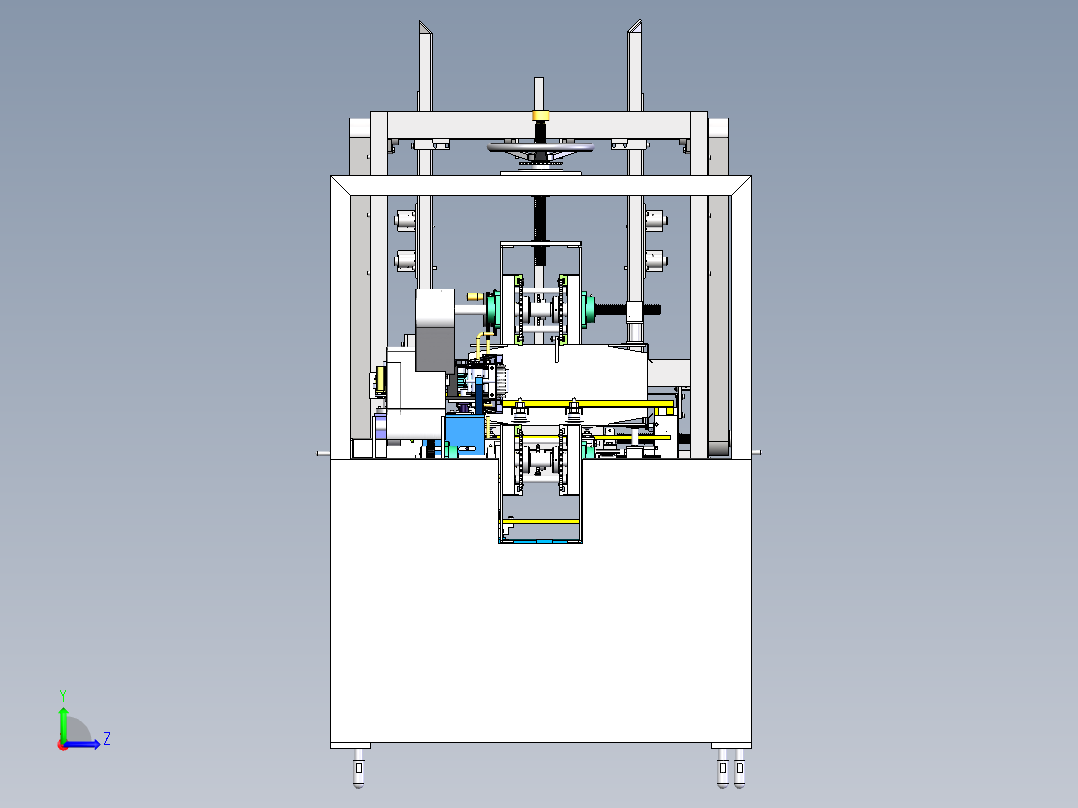 木板自动包装设备设计左视图