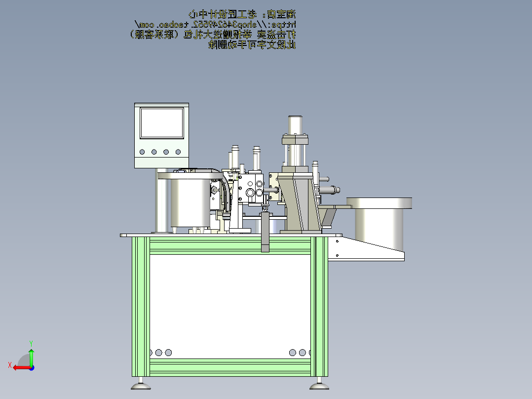 B14_非标之转盘式铆接机后视图