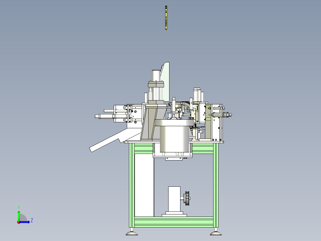 B14_非标之转盘式铆接机左视图
