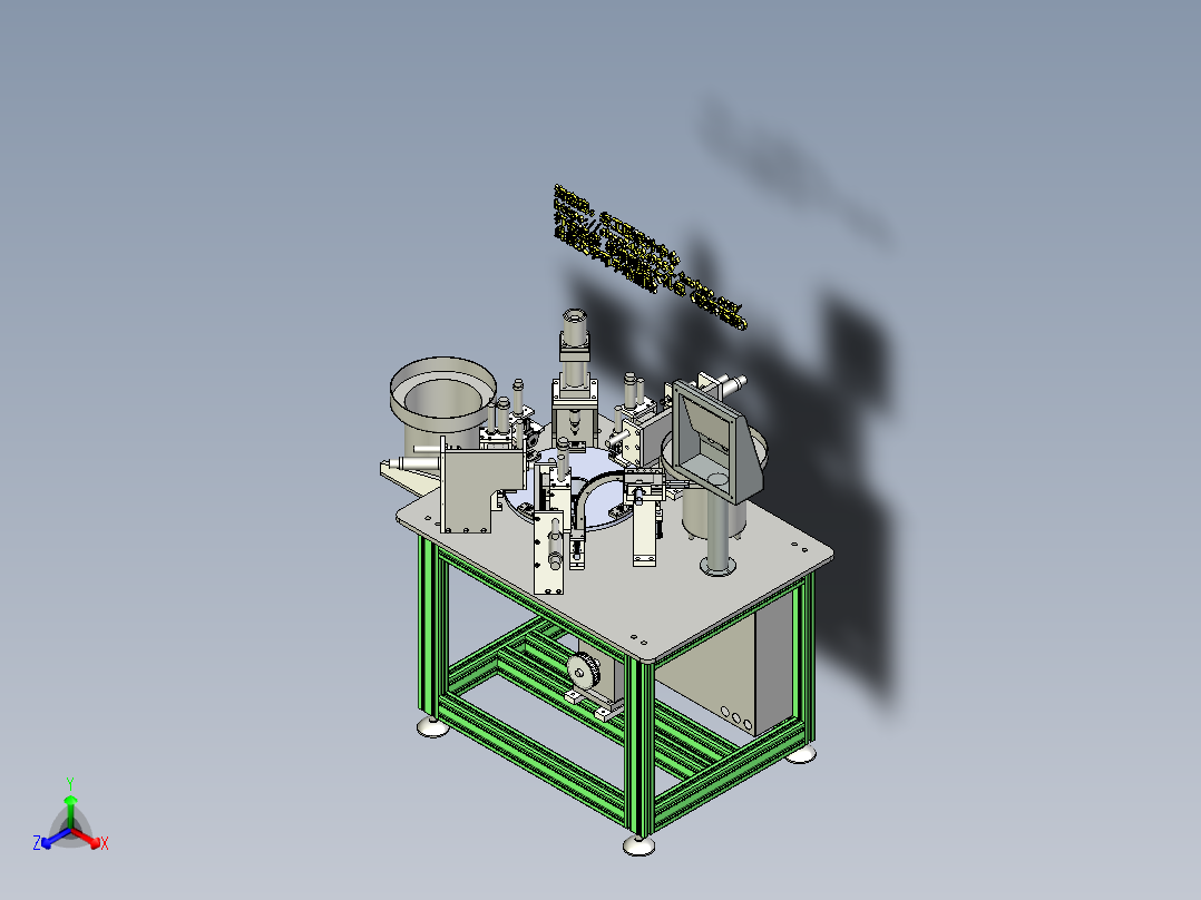 B14_非标之转盘式铆接机正等轴测图