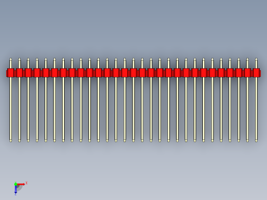 彩色公头100mil（2.54mm）系列-DS1021_red_2x29p_100mil_Type19_rev1.0俯视缩略图