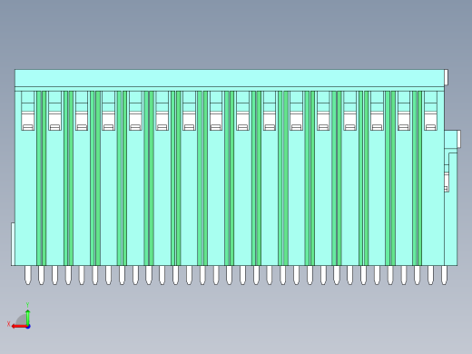 DEGSON DG500 系列 5.05.087.62mm 接线端子-DG500A3-5.0-48P-14-00AH后视缩略图
