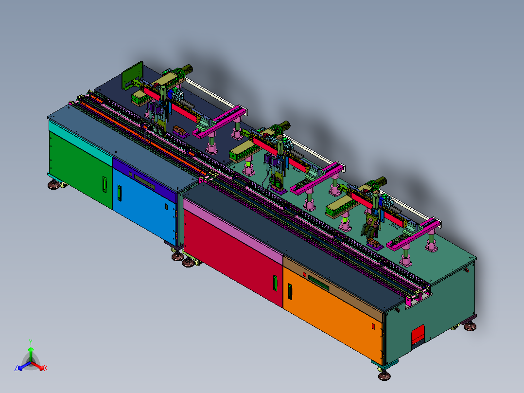 电路板流水线自动焊线机