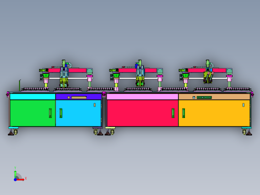 电路板流水线自动焊线机前视缩略图