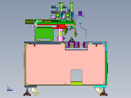 电路板流水线自动焊线机左视缩略图