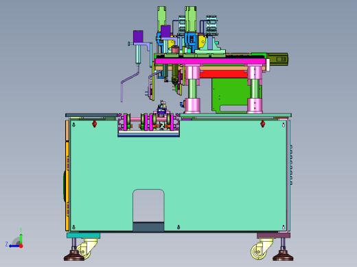 电路板流水线自动焊线机右视缩略图